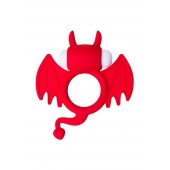 Красное эрекционное кольцо на пенис JOS COCKY DEVIL - JOS - в Прокопьевске купить с доставкой