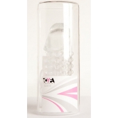 Гелевая прозрачная насадка с 2 отростками - 13 см. - Toyfa Basic - в Прокопьевске купить с доставкой