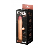 Телесная насадка-удлинитель из неоскин - 19,5 см. - LOVETOY (А-Полимер) - в Прокопьевске купить с доставкой