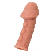 Насадка на фаллос с пузыриками, венками и ребристостью KOKOS Extreme Sleeve 09 - 12,7 см. - KOKOS - в Прокопьевске купить с доставкой