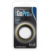 Черно-желтое силиконовое эрекционное кольцо Silicone Go Pro Cock Ring - Blush Novelties - в Прокопьевске купить с доставкой
