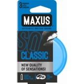 Классические презервативы в железном кейсе MAXUS Classic - 3 шт. - Maxus - купить с доставкой в Прокопьевске
