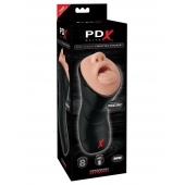 Мастурбатор-ротик Deep Throat Vibrating Stroker - Pipedream - в Прокопьевске купить с доставкой