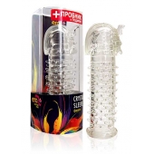 Закрытая прозрачная насадка на пенис Crystal Sleeve Faraon - 13,5 см. - Erowoman-Eroman - в Прокопьевске купить с доставкой