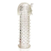 Закрытая прозрачная насадка на пенис Crystal Sleeve Faraon - 13,5 см. - Erowoman-Eroman - в Прокопьевске купить с доставкой