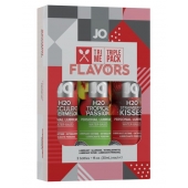 Подарочный набор ароматизированных лубрикантов Tri-Me Triple Pack Flavors - System JO - купить с доставкой в Прокопьевске