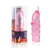 Закрытая рельефная насадка Crystal sleeve snakes в виде змеи с усиками - 14 см. - Erowoman-Eroman - в Прокопьевске купить с доставкой