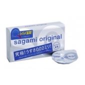 Ультратонкие презервативы Sagami Original QUICK - 6 шт. - Sagami - купить с доставкой в Прокопьевске
