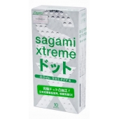 Презервативы Sagami Xtreme Type-E с точками - 10 шт. - Sagami - купить с доставкой в Прокопьевске