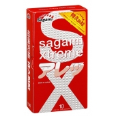 Утолщенные презервативы Sagami Xtreme Feel Long с точками - 10 шт. - Sagami - купить с доставкой в Прокопьевске