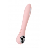 Розовый силиконовый вибратор с электростимуляцией GALVANI VIBE - 21 см. - ToyFa - купить с доставкой в Прокопьевске