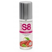 Смазка на водной основе S8 Flavored Lube со вкусом вишни - 125 мл. - Stimul8 - купить с доставкой в Прокопьевске