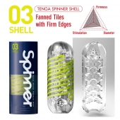 Мастурбатор SPINNER Shell - Tenga - в Прокопьевске купить с доставкой