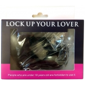 Черные меховые наручники Love с ключиками - Baile - купить с доставкой в Прокопьевске