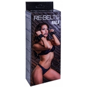 Черные кожаные наручники Naila - Rebelts - купить с доставкой в Прокопьевске Черные кожаные наручники Naila - Rebelts - купить с доставкой в Прокопьевске