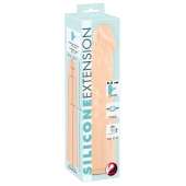 Телесная насадка-удлинитель Silicone Extension - 19 см. - Orion - в Прокопьевске купить с доставкой