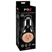 Телесный вибромастурбатор-вагина Cock Compressor Vibrating Stroker - Pipedream - в Прокопьевске купить с доставкой