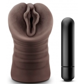 Коричневый мастурбатор-вагина Alexis - Blush Novelties - в Прокопьевске купить с доставкой