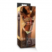 Коричневый мастурбатор-ротик Heather - Blush Novelties - в Прокопьевске купить с доставкой
