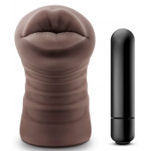 Коричневый мастурбатор-ротик Renee - Blush Novelties - в Прокопьевске купить с доставкой