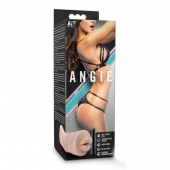 Телесный мастурбатор-ротик Angie - Blush Novelties - в Прокопьевске купить с доставкой