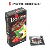 Ароматизированные презервативы DOMINO  Ароматный микс  - 6 шт. - Domino - купить с доставкой в Прокопьевске