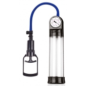 Прозрачная вакуумная помпа Sex Expert с манометром - Sex Expert - в Прокопьевске купить с доставкой