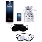 Набор из двух масок на глаза Soft Blindfold Twin Pack - Fifty Shades of Grey - купить с доставкой в Прокопьевске
