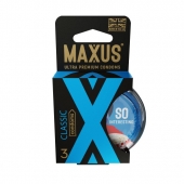 Классические презервативы в пластиковом кейсе MAXUS Classic - 3 шт. - Maxus - купить с доставкой в Прокопьевске