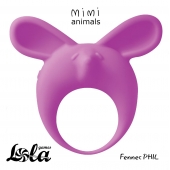 Фиолетовое эрекционное кольцо Fennec Phil - Lola Games - в Прокопьевске купить с доставкой