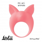 Оранжевое эрекционное кольцо Kitten Kyle - Lola Games - в Прокопьевске купить с доставкой