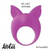 Фиолетовое эрекционное кольцо Kitten Kyle - Lola Games - в Прокопьевске купить с доставкой
