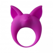 Фиолетовое эрекционное кольцо Kitten Kyle - Lola Games - в Прокопьевске купить с доставкой