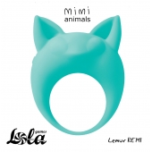 Зеленое эрекционное кольцо Lemur Remi - Lola Games - в Прокопьевске купить с доставкой