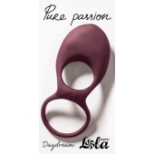 Бордовое эрекционное виброкольцо Daydream - Lola Games - в Прокопьевске купить с доставкой