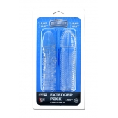 Комплект из 2 прозрачных насадок на пенис PENIS EXTENDER PACK - Dream Toys - в Прокопьевске купить с доставкой