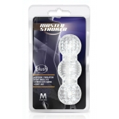 Прозрачный фигурный мастурбатор Master Stroker - Blush Novelties - в Прокопьевске купить с доставкой