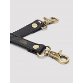 Черный фиксатор для манжет Bound to You Faux Leather Hogtie - Fifty Shades of Grey - купить с доставкой в Прокопьевске