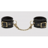 Черные наручники Bound to You Faux Leather Wrist Cuffs - Fifty Shades of Grey - купить с доставкой в Прокопьевске