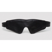 Черная плотная маска на глаза Bound to You Faux Leather Blindfold - Fifty Shades of Grey - купить с доставкой в Прокопьевске