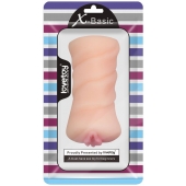 Телесный мастурбатор-вагина X-Basic Pocket Pussy без вибрации - Lovetoy - в Прокопьевске купить с доставкой