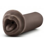 Коричневый мастурбатор-ротик Naughty Nicole - Blush Novelties - в Прокопьевске купить с доставкой