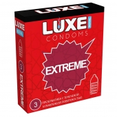 Текстурированные презервативы LUXE Royal Extreme - 3 шт. - Luxe - купить с доставкой в Прокопьевске