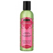 Массажное масло Naturals Strawberry Dreams с ароматом клубники - 59 мл. - Kama Sutra - купить с доставкой в Прокопьевске