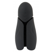 Черный силиконовый вибромастурбатор с нагревом Masturbator with 2 Functions - Orion - в Прокопьевске купить с доставкой