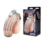 Металлическая клетка Prisoner Cock Сage с замком - BlueLine - купить с доставкой в Прокопьевске