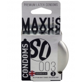 Экстремально тонкие презервативы в железном кейсе MAXUS Extreme Thin - 3 шт. - Maxus - купить с доставкой в Прокопьевске
