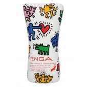 Мастурбатор-туба Keith Haring Soft Tube CUP - Tenga - в Прокопьевске купить с доставкой