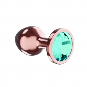 Пробка цвета розового золота с малиновым кристаллом Diamond Topaz Shine L - 8,3 см. - Lola Games - купить с доставкой в Прокопьевске