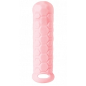 Розовый фаллоудлинитель Homme Long - 15,5 см. - Lola Games - в Прокопьевске купить с доставкой